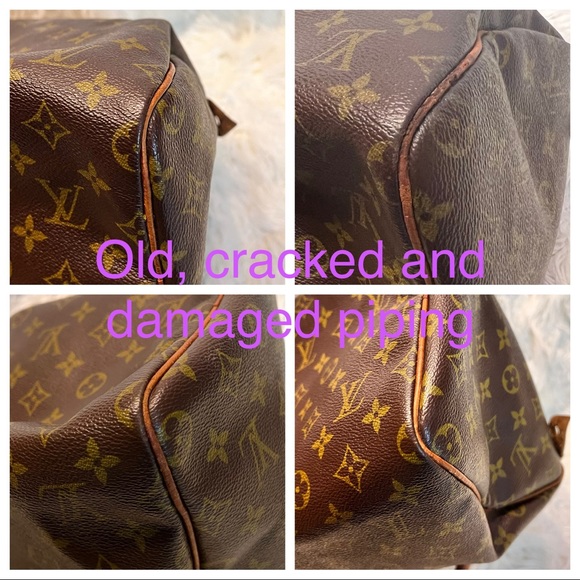 Authentic Louis Vuitton LV Monogram Speedy 35 handbag bag purse - Picture 7 of 15